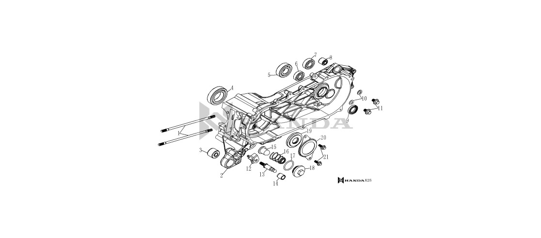 Motor Bloğu Sol (Active 125)