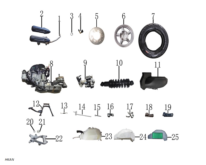 Hava Filtre Elemanı (Hammer 125)