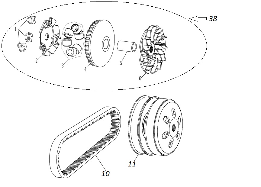 Ön Varyatör Set (Hammer 125)
