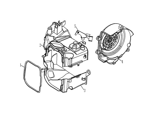 Motor Koruma Pls Üst (Hammer 125) - Yuki Hammer 125CC
