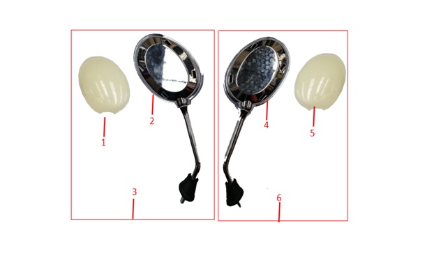 Yuki Risotto 125CC Ayna Grubu patlak şeması