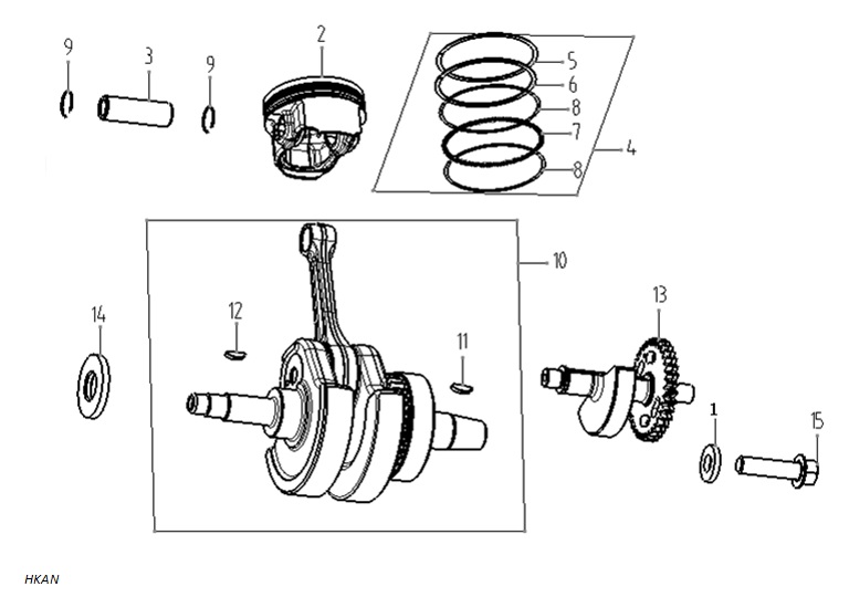 Piston Pim Sekmanı (Rally 250)
