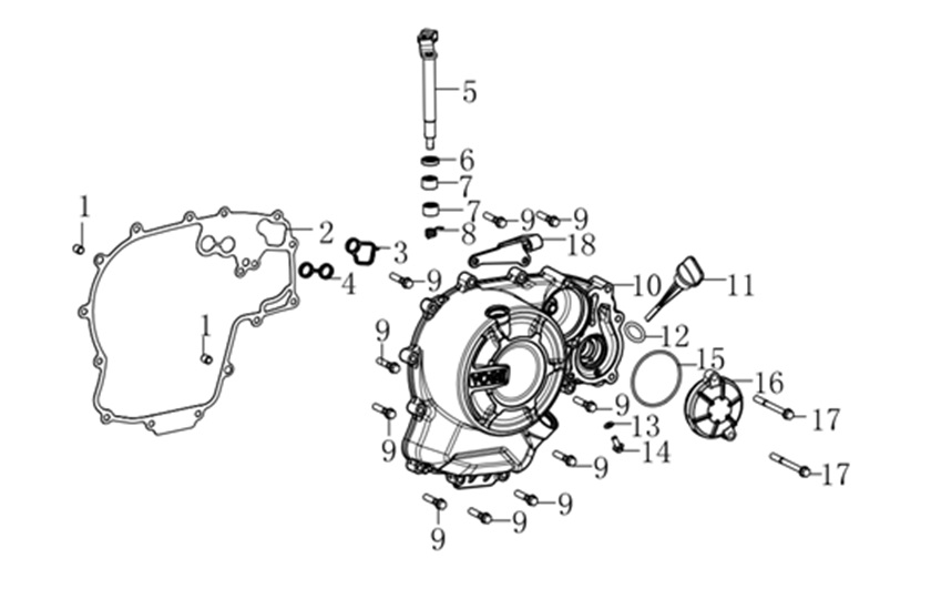 Debriyaj Kapak Contası (Voge 250 RR)