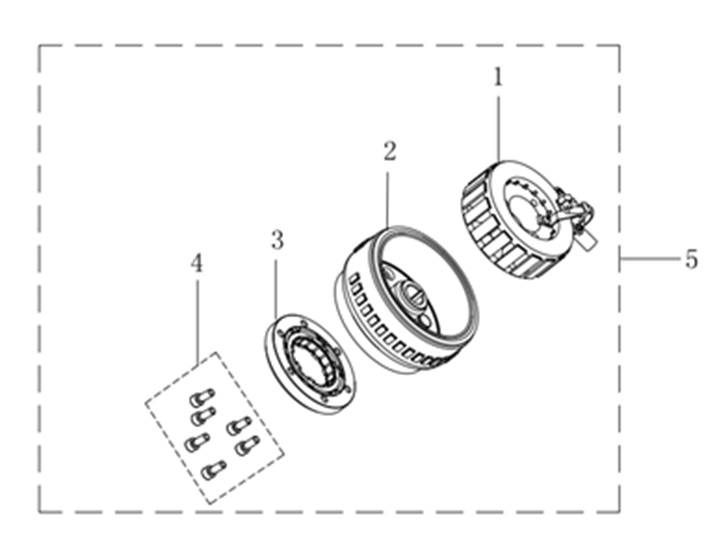 Stator Ve Volant Set (Voge 250 RR)