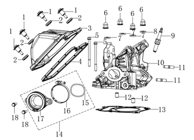 Külbütör Kapak Contası (Voge 250 RR)