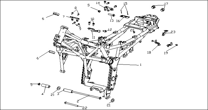 Motor Askı Mili 2 (Voge 300DS)