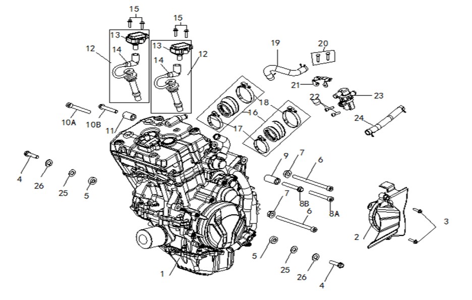 Valf (Voge 500AC-500R-500DS-500DSX)