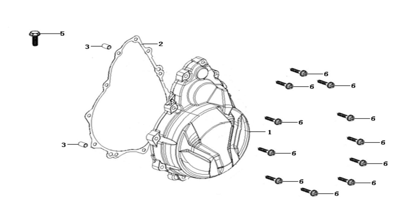 Stator Kapağı (Voge 500DS-500DSX)