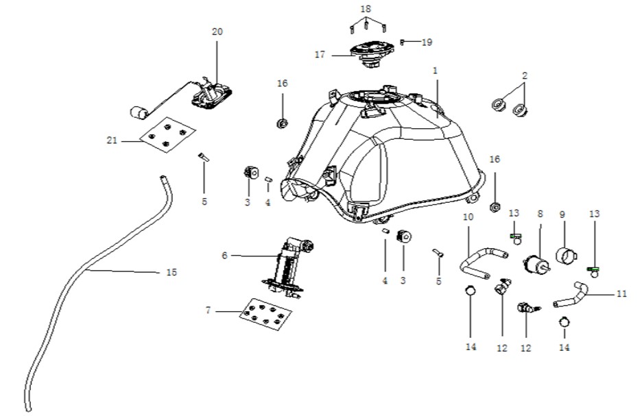 Benzin Filtresi (Voge 500DS-500DSX)