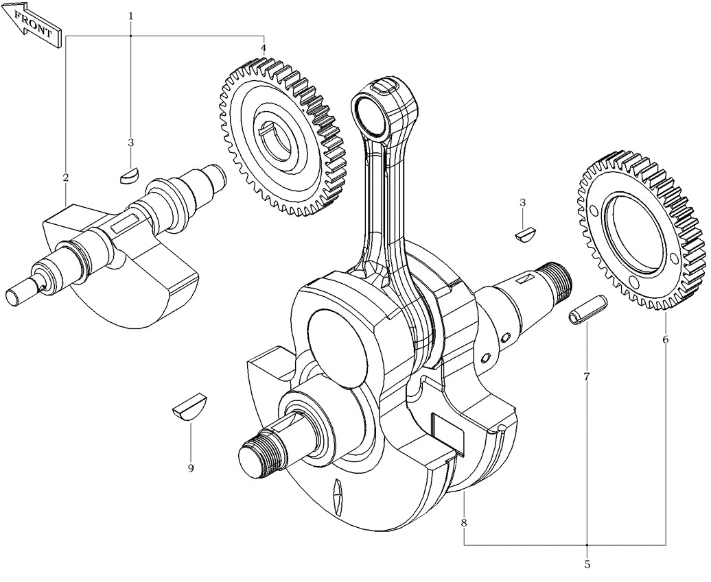Krank (Voge 650 Dsx)