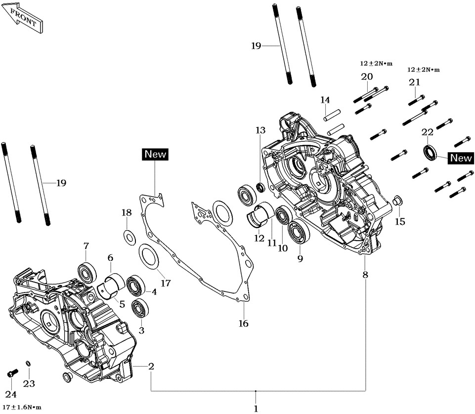 Motor Blok Contası (Voge 650 Dsx)