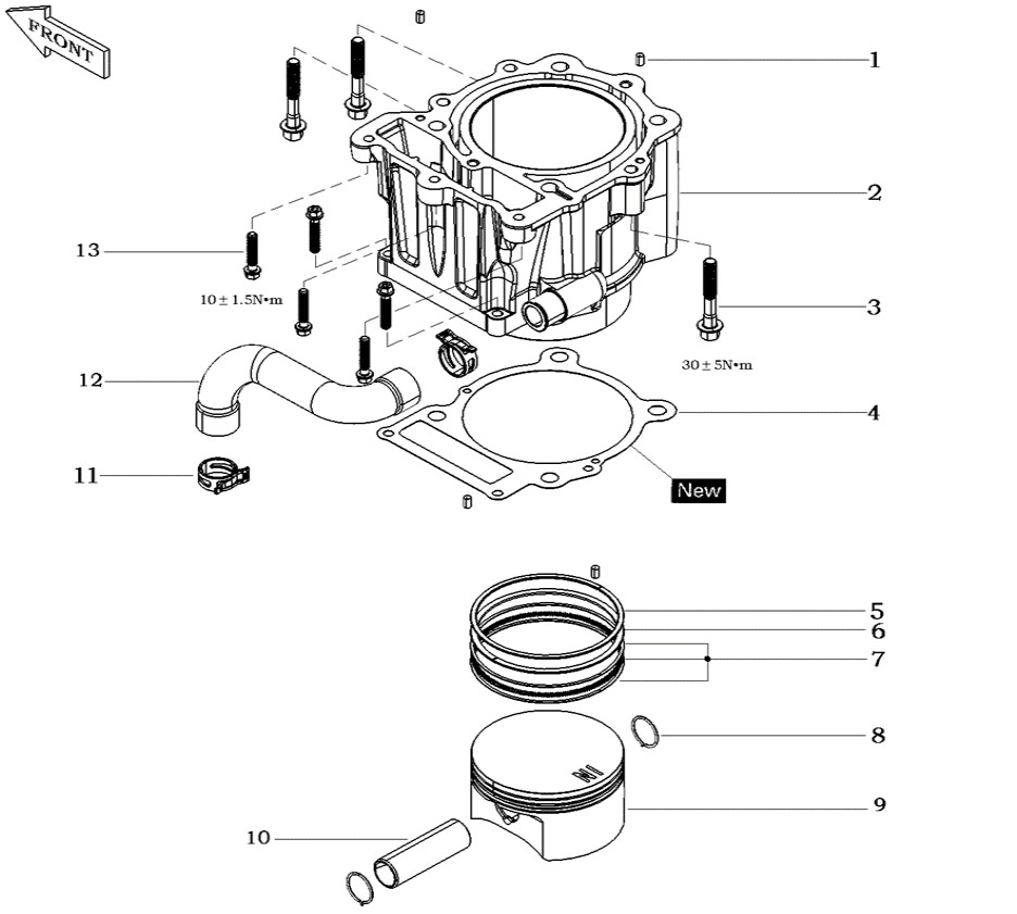 Piston Pim Sekmanı (Voge 650 Dsx)