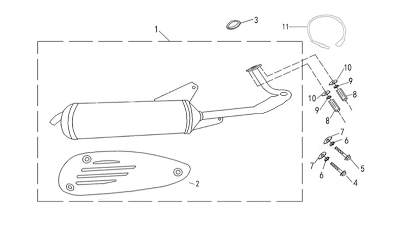 Egzoz Braketi (Bellini 125)