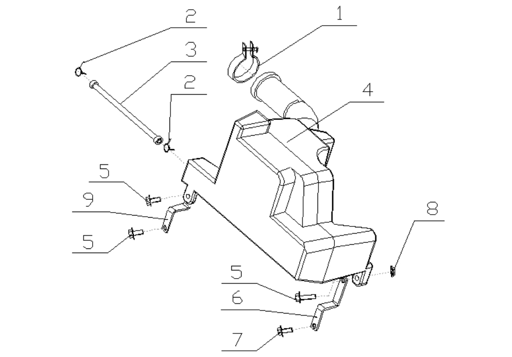 Hava Filtresi Komple (Cazador) - Yuki Cazador 150 Utv