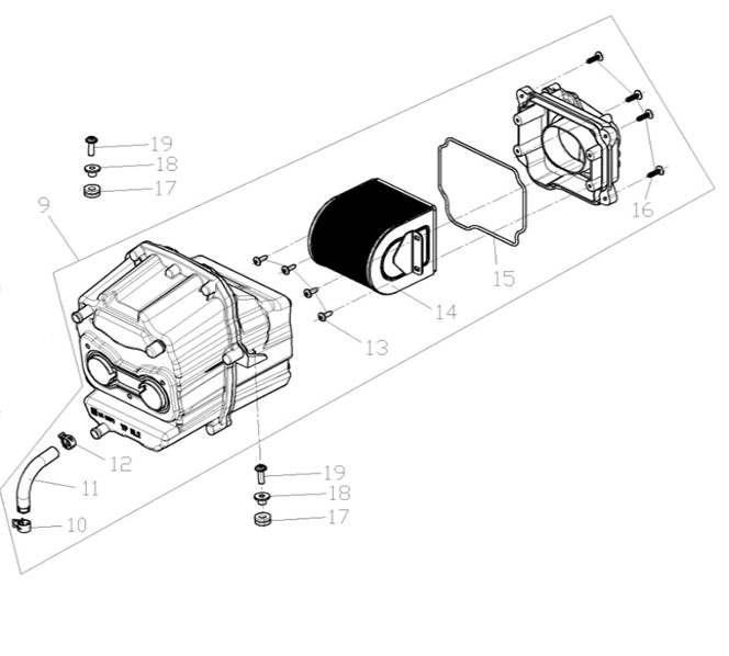 Hava Filtre Süngeri (Voge 625DSX)