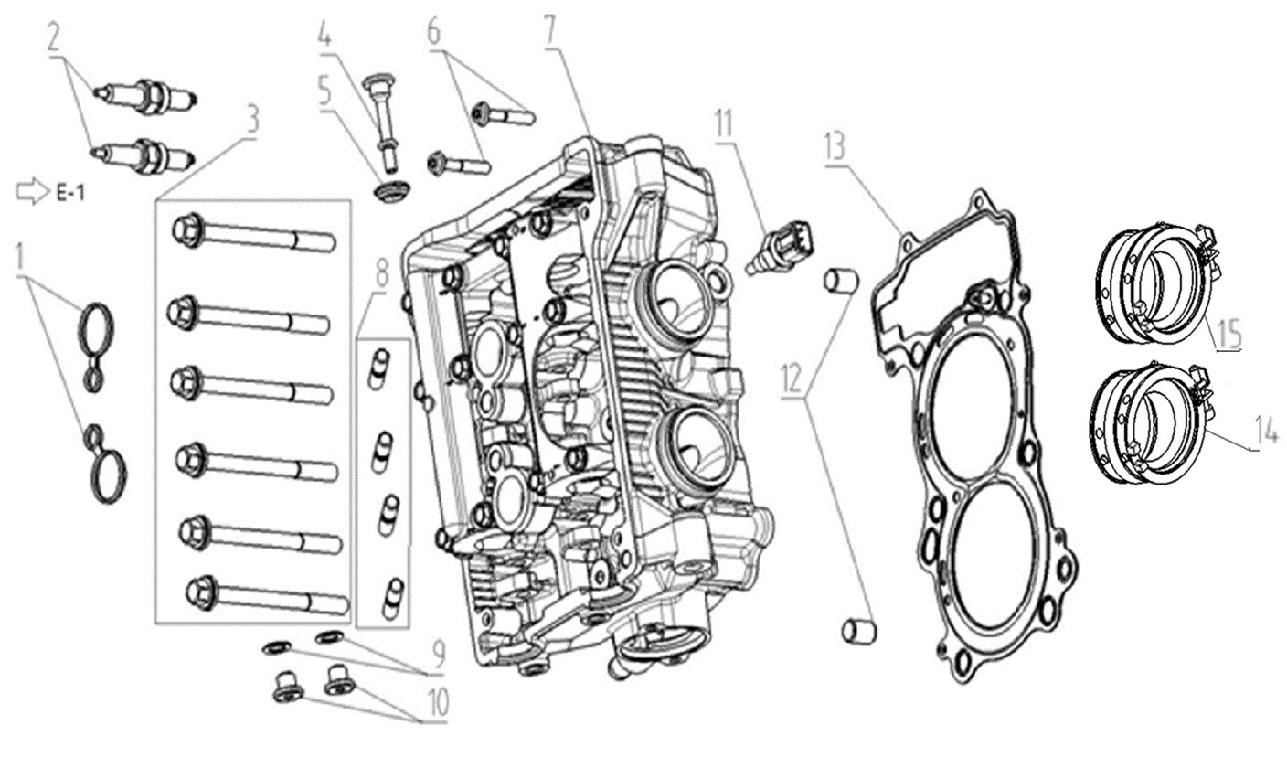 Silindir Üst Kapak (Voge 625DSX)