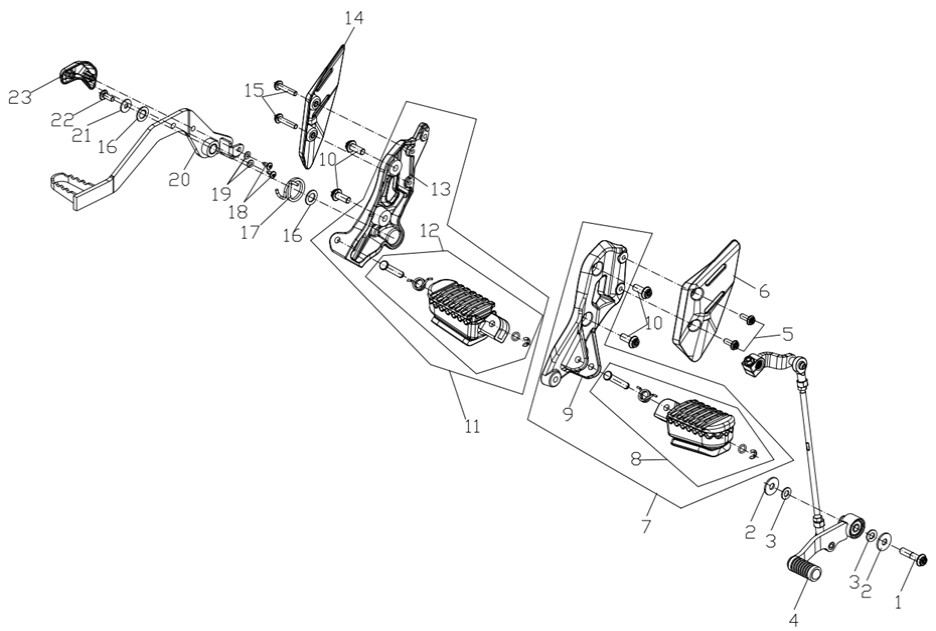 Fren Pedal Yayı (Voge 625DSX)