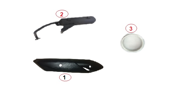 Egzoz Komple (Duty 125) - Yuki Duty 125CC