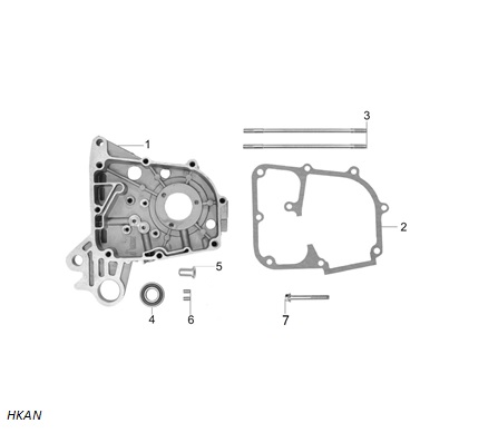 Motor Bloğu Sağ (Hammer 50) - Yuki Hammer 50 CC