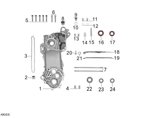 Eksantrik Gergi Üst (Hammer 50) - Yuki Hammer 50 CC