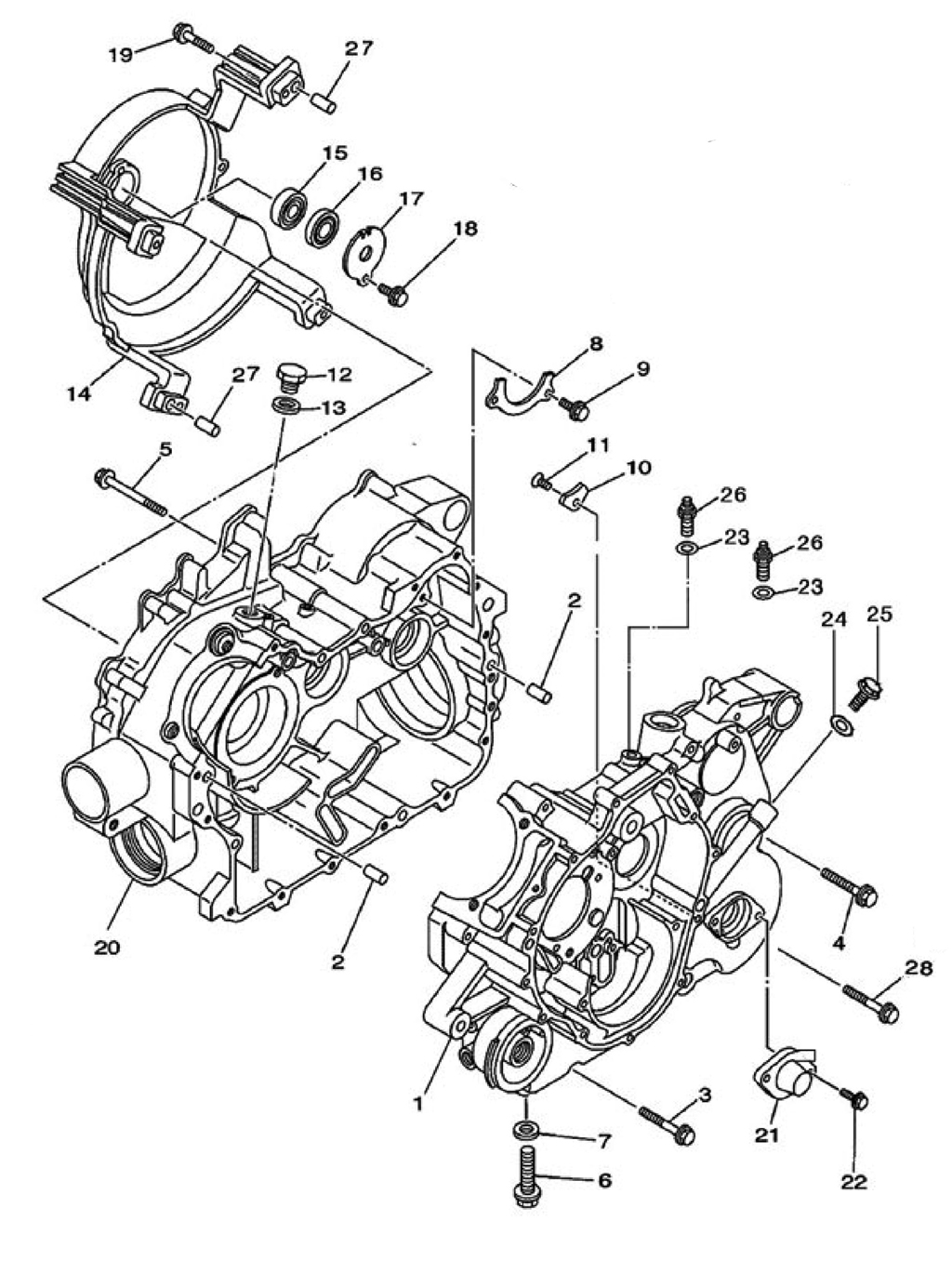 Stator Kapağı Dış (400 Atv)-New - Yuki HS 400 Piton Atv