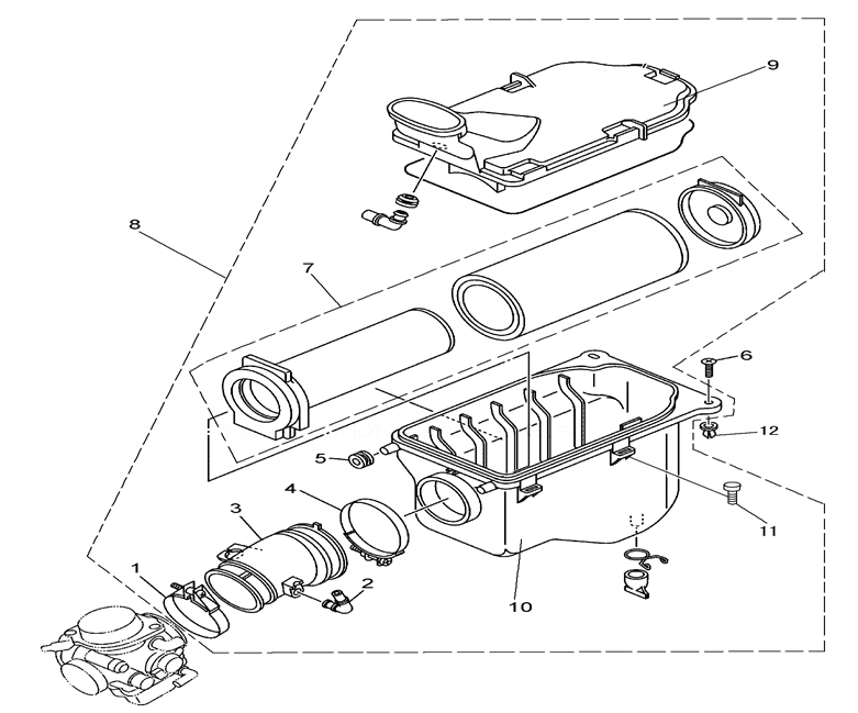 Hava Filtre Elemanı (400-600-700 Atv) - Yuki HS 700 Atv