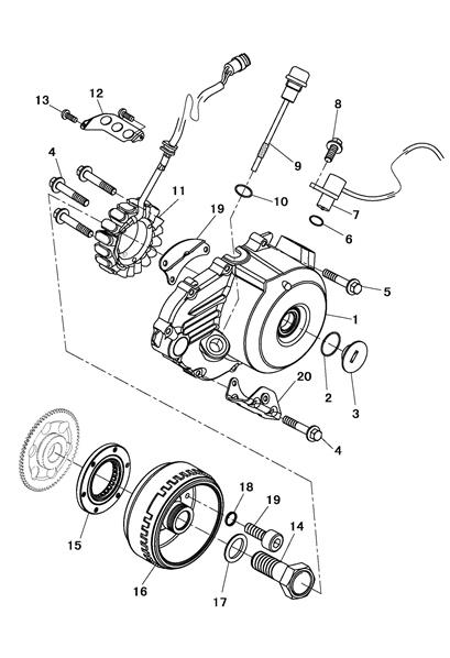 Stator Okuyucu Sensör (800 Atv)
