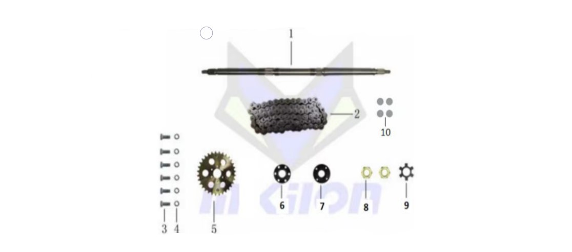 Arka Zincir Dişlisi ( Hummer 200 Atv )