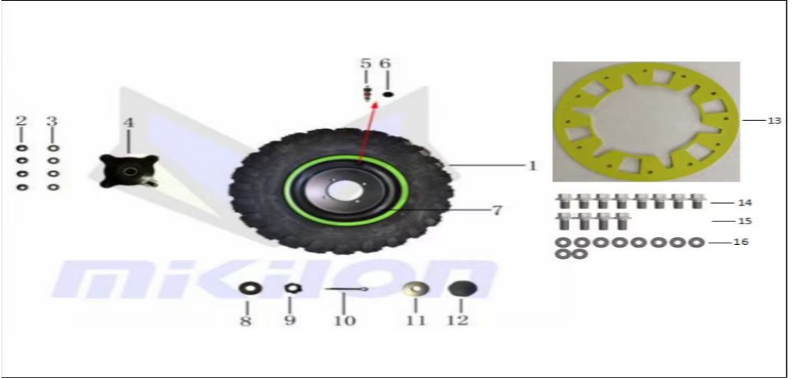 Ön Jant Kapağı Dekoratifi ( Hummer 200 Atv )