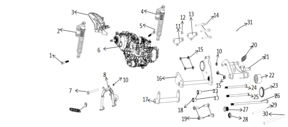 Motor Askı Mili 2 (Huracan)