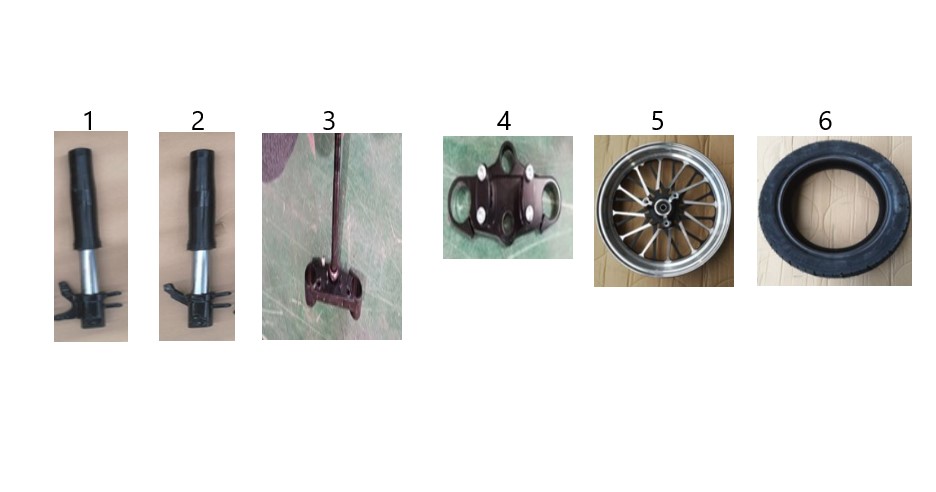 Yuki YUKİ E-SCOOTER SPORTMAN-S – ÖN JANT (SPORTMAN-S) – Parça No: 5
