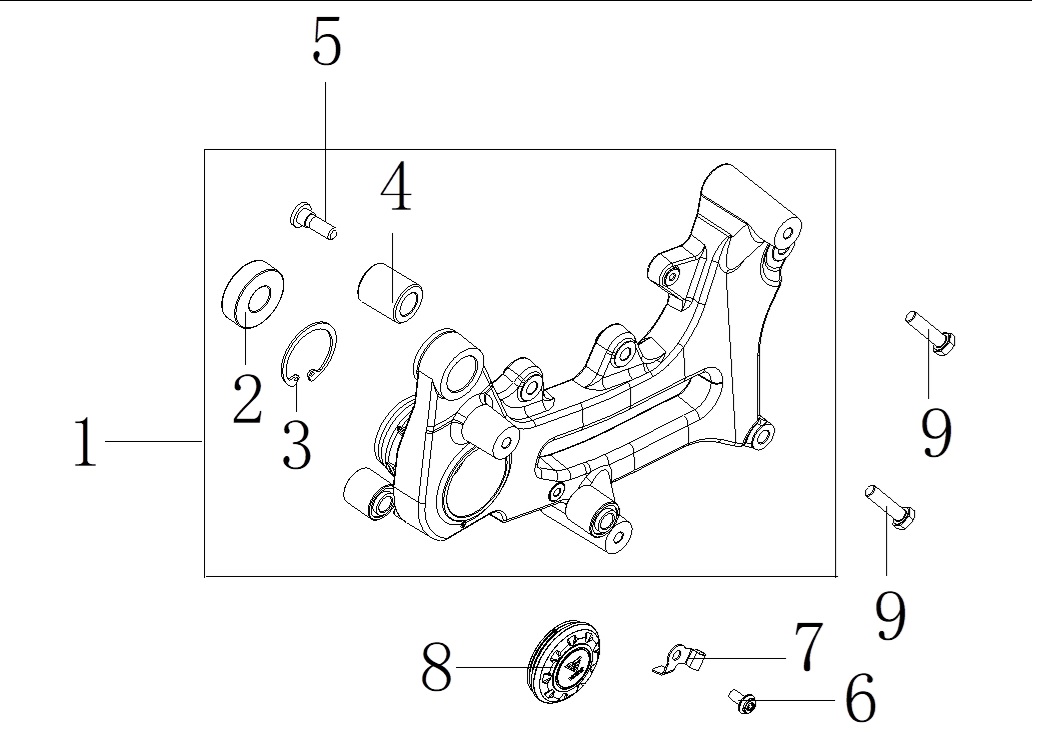 Egzoz Bağlantı Braketi (SR3 250)