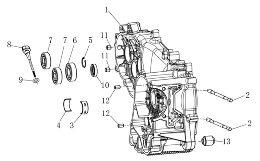 Motor Blok Burcu (SR3 250)