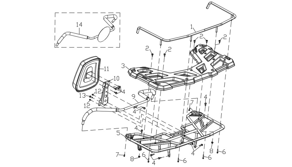 Sisi Bar Braketi (SW570 Atv)