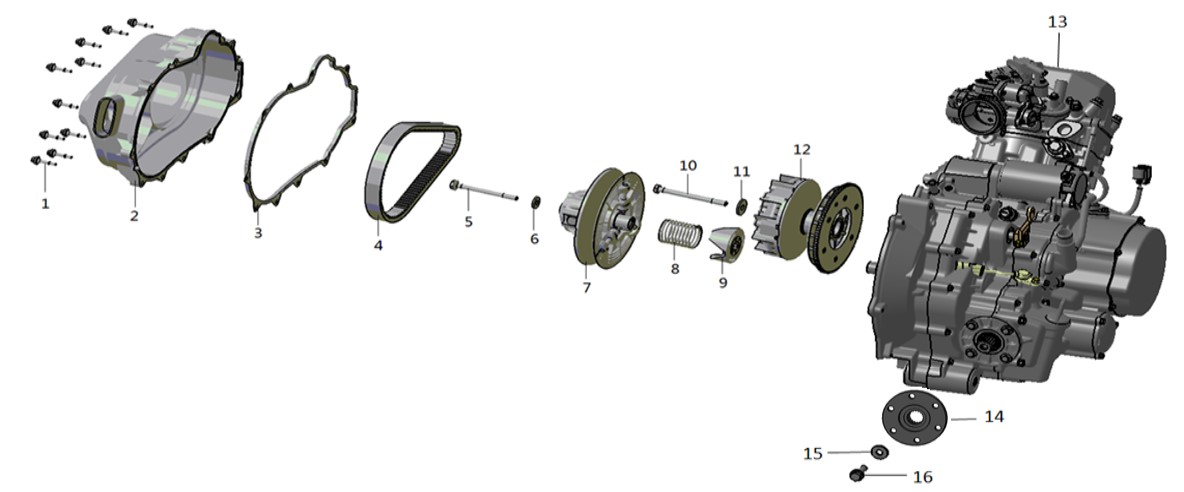Ön Varyatör Seti (SW570 Atv)