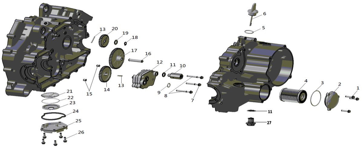 Yağ Pompa Ara Dişlisi (SW570 Atv)