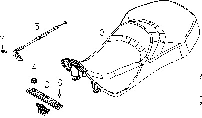 Koltuk Kilit Teli ( Smc 700 Atv )