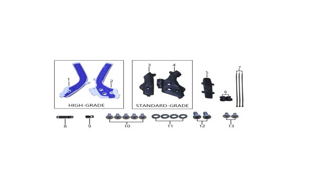 Dekoratif Kapak Sağ (Dirty Paws 250 2T) - Yuki Dirty Paws 2T 250CC 2 Zamanli