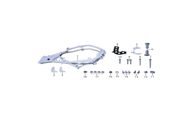 Montaj Braketi Sağ-Sol (Dirty Paws 250 2T)