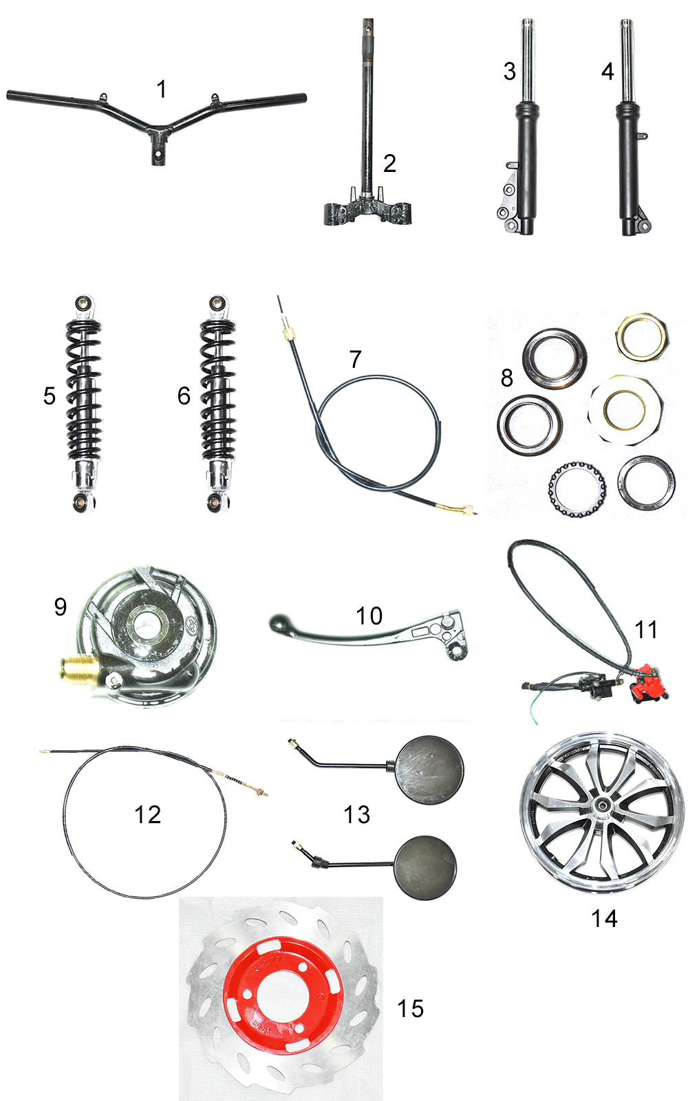Ön Fren Merkezi Set (Rover)