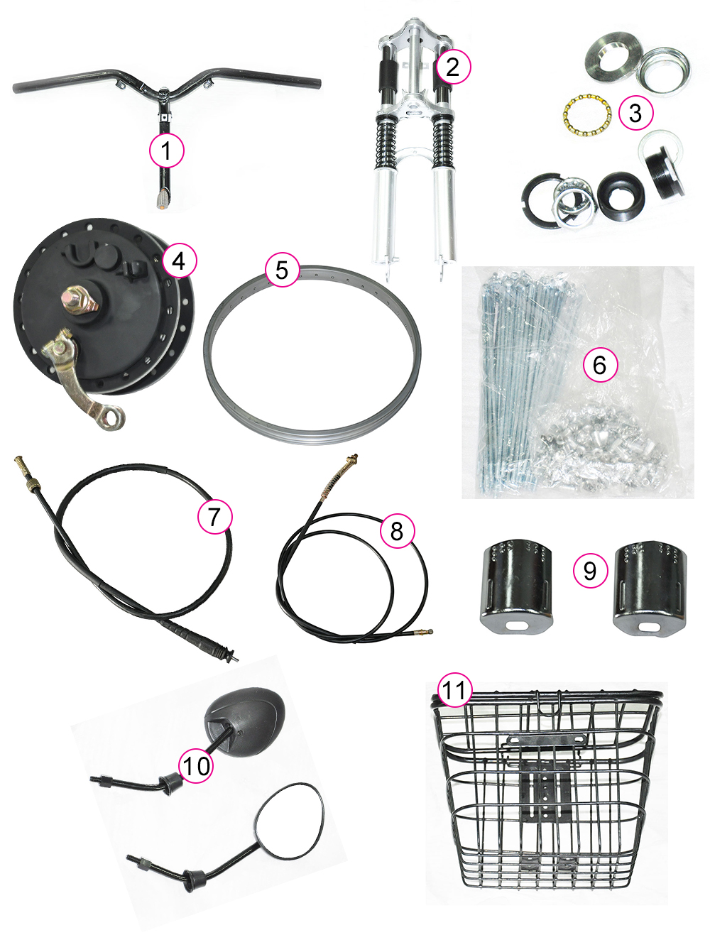 Arka Motor Jant Lastik Set (YK21-Runner)
