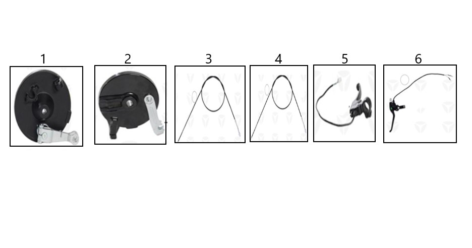 Yuki YUKİ E-SCOOTER ICON – ARKA FREN LEVYESİ (YK49 İCON) – Parça No: 6