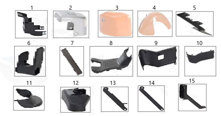 Yuki YUKİ E-SCOOTER ICON – ALT PANEL (YK49 İCON) – Parça No: 8