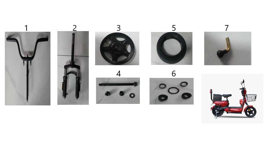 Yuki YUKİ E-SCOOTER LUCKY YK51 – GİDON (LUCKY YK-51) – Parça No: 1