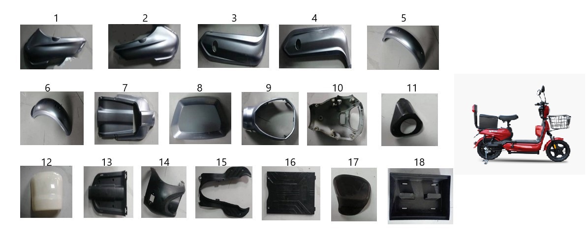 Yuki YUKİ E-SCOOTER LUCKY YK51 – ALT PANEL (LUCKY YK-51) – Parça No: 16