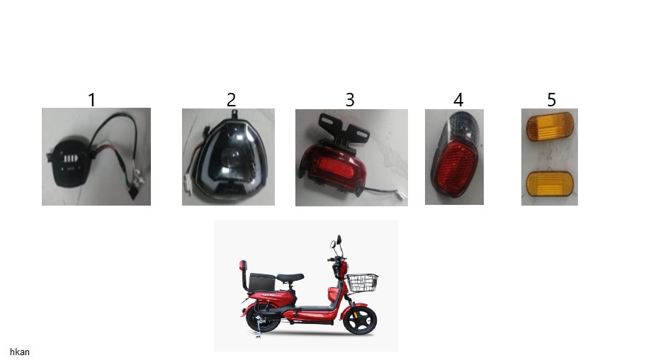 Yuki YUKİ E-SCOOTER LUCKY YK51 – STOP (LUCKY YK-51) – Parça No: 3